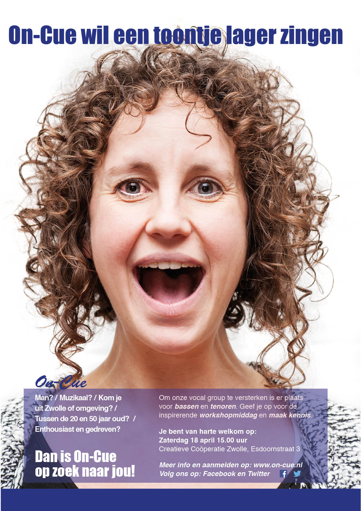 Mannenwervingscampagne On Cue